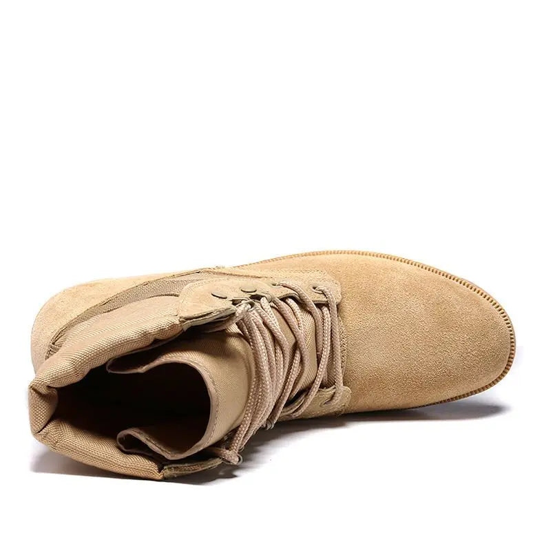2026 Autumn and Winter Wolf Men's Hight-Top Desert Fans Delta Boots