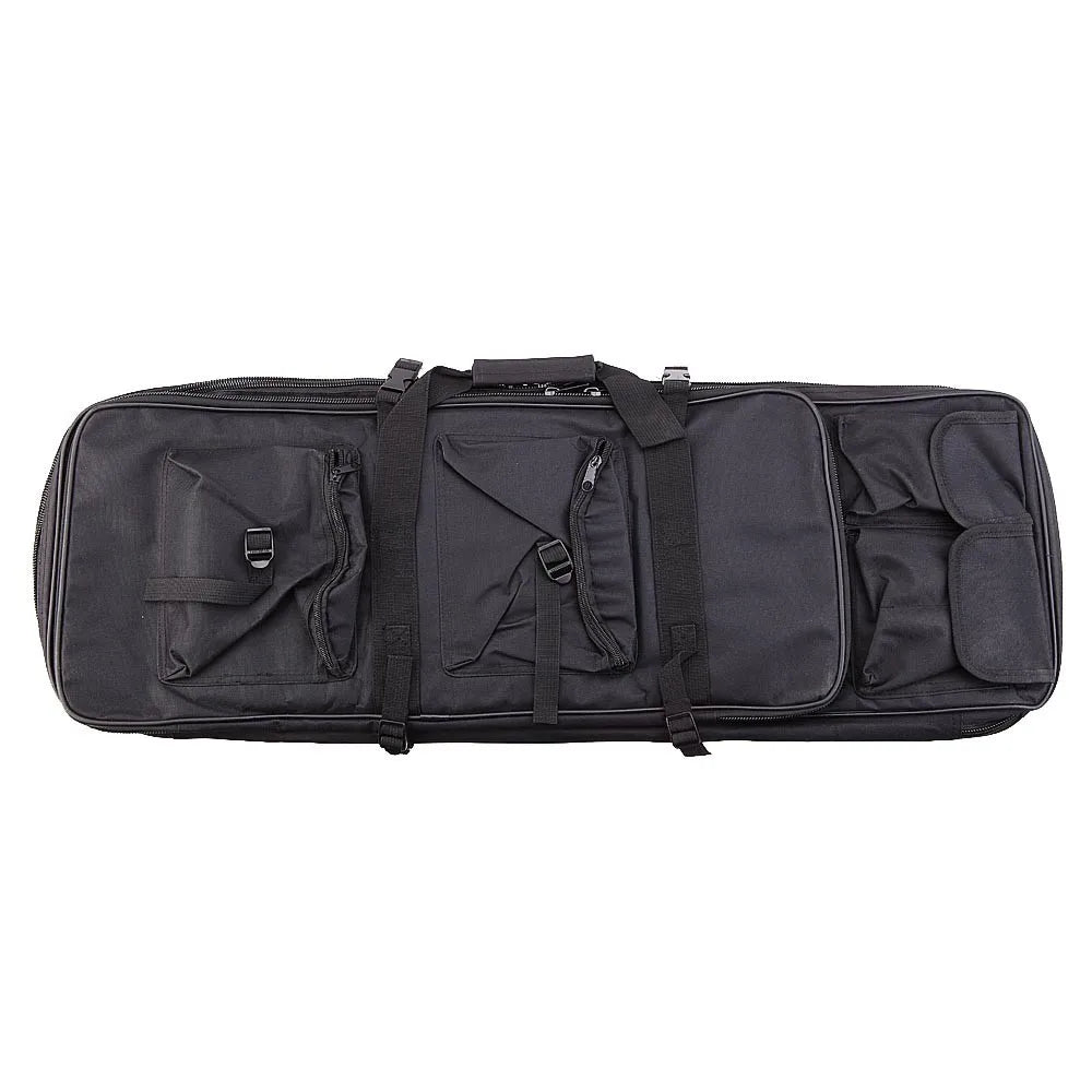 80/95/115cm Tactical Double Gun Case, Rifle Case, Padded Rifle Storage Backpack Integrated Pistol and Magazine Storage