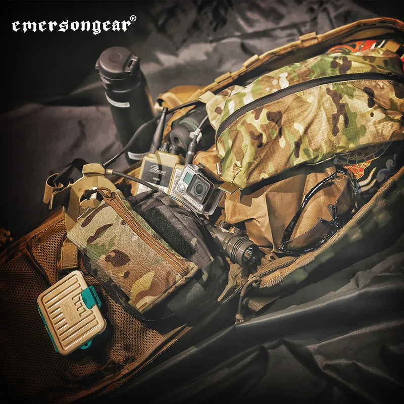 Emersongear EDC Storage Bags Tool Zippered Pouch DWR Outdoor Hunting Hiking Pouch Carrier Holder Camping Travel