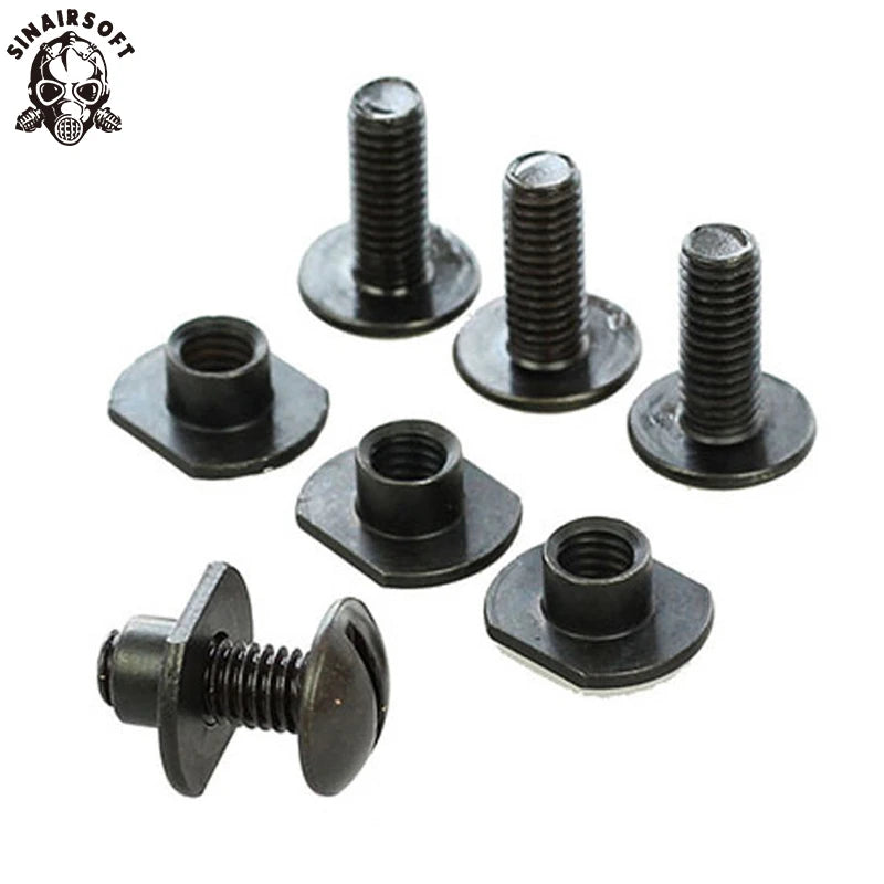 SINAIRSOFT Tactical Training MICH Helmet FAST Helmet Screw Airsoft Hunting Paintball Safety Sports Sport Accessories 4 PCS