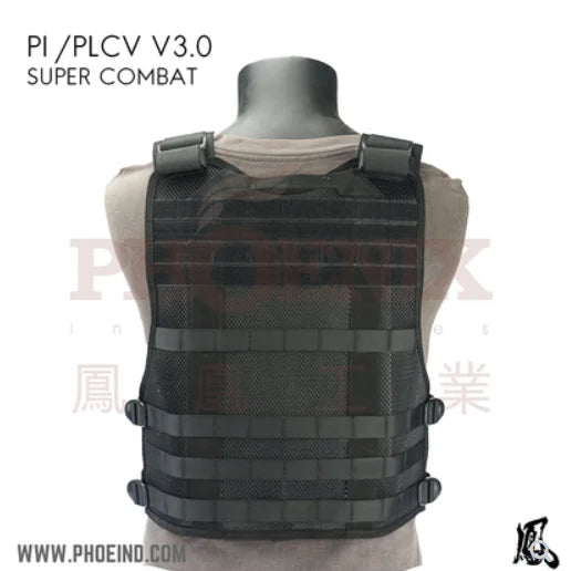 Phoenix Industry Plcv3.0 Ultra Light Breathable Mesh Front and Rear Plug-In Zipper Tactical Vest