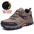 Winter Warm Plush Snow boots High Quality Waterproof Leather Men Boots Outdoor Rubber Lace-Up Ankle Boots Men Sneakers Size39-47