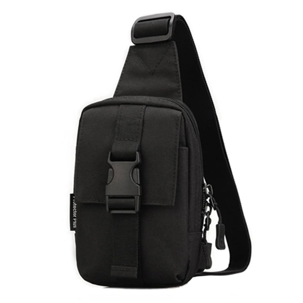 Tactical Chest Bag Outdoors Trekking Pack EDC Sports Bag Shoulder Bag Crossbody Pack Assault Pouch for Hiking Cycling Camping