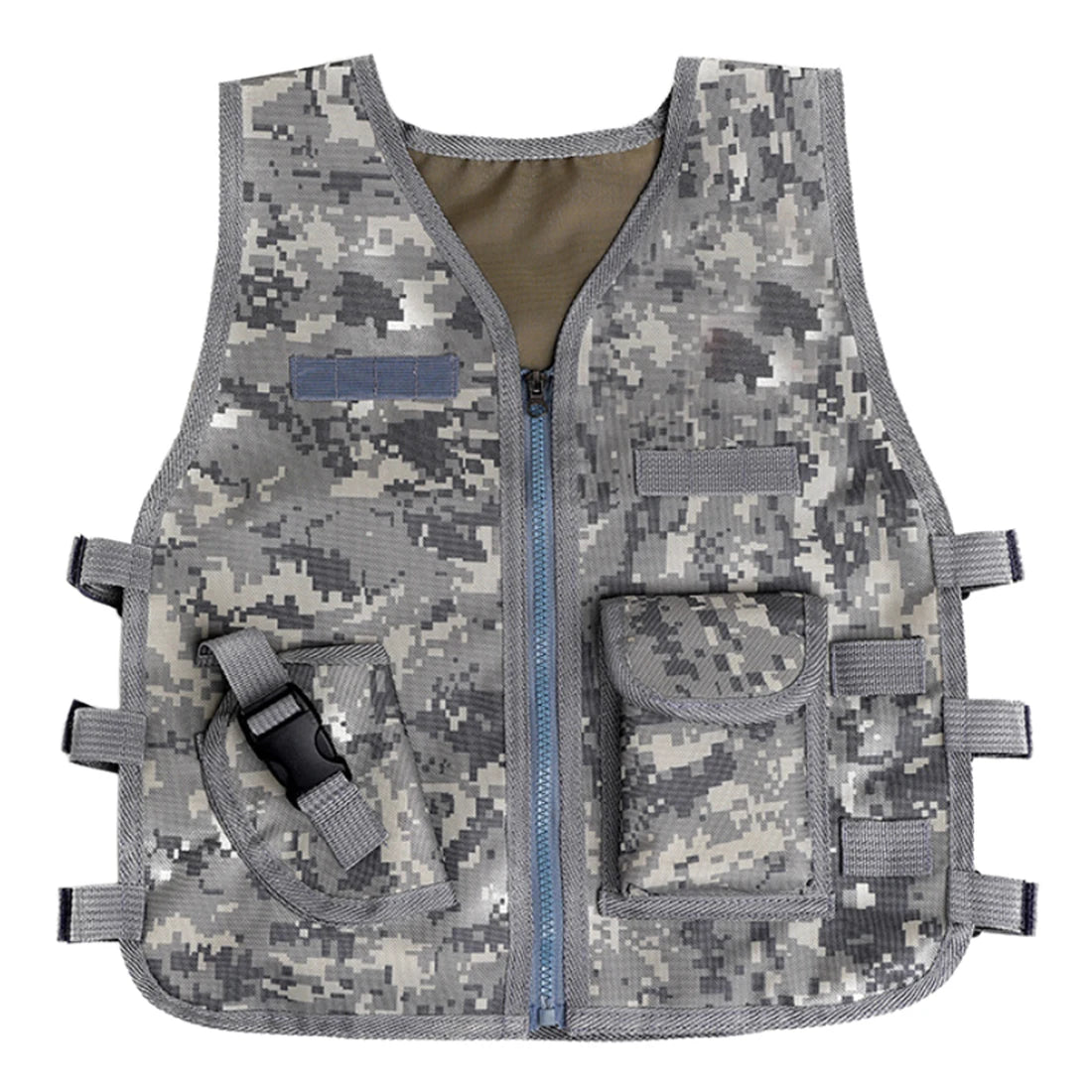 Children Level 3 Tactical Vest CS Protective Vest for Teens Outdoor Hunting Combat Accessories for Nerf Event Summer