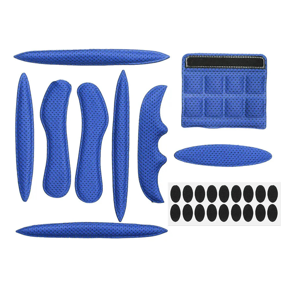 27pcs/set Helmet Padding Kits Sealed Sponge Replacement Motorcycle Bicycle Cycling Universal Foam Pads Set