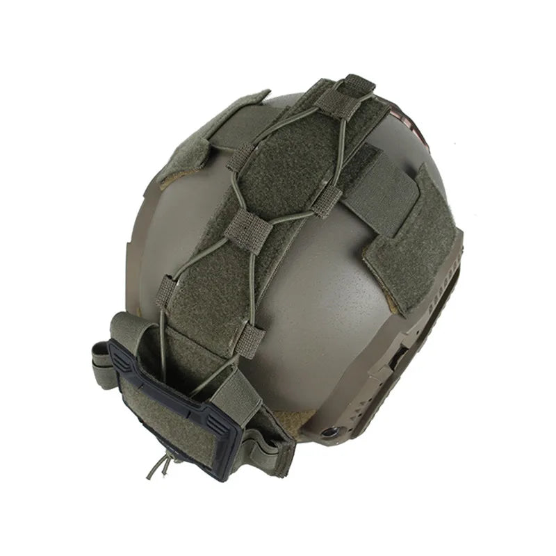 High-Capacity Battery Pouch Case for Tactical Helmet, Paste attached Pouch, Battery Storage Bag, RG BK, New