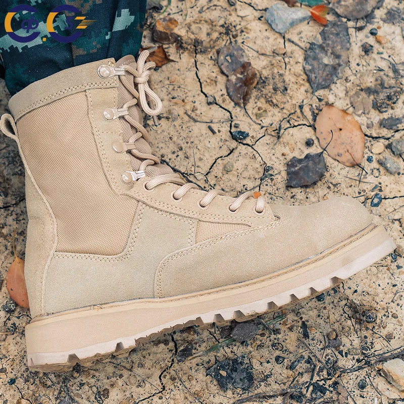 2025 Autumn Outdoor Breathable Ultra Light Combat Men's Special Forces Army Land Tactical Mountaineering Boots