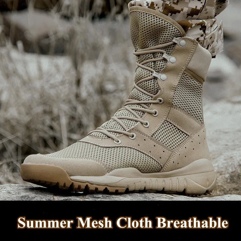 34 49 Size Men Women Ultrallight Outdoor Climbing Shoes Training Boots Summer Breathable Mesh Hiking Desert Boot