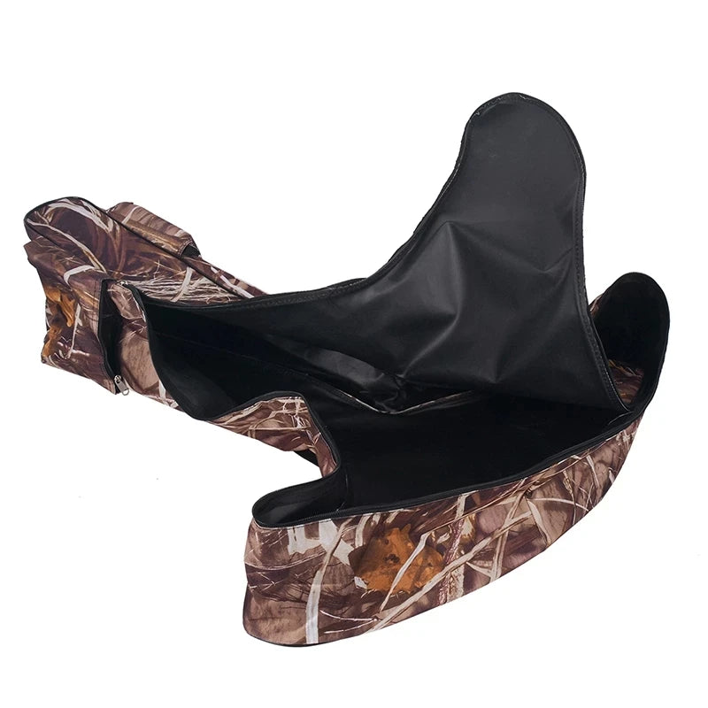 Crossbow Storage Bag Oxford Cloth T Shape Bow Bag Adjustable Hunting Archery Leaf Camouflage T Shaped  Crossbow Hunting Bag