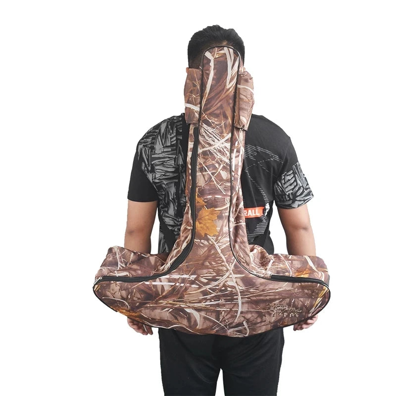 Crossbow Storage Bag Oxford Cloth T Shape Bow Bag Adjustable Hunting Archery Leaf Camouflage T Shaped  Crossbow Hunting Bag