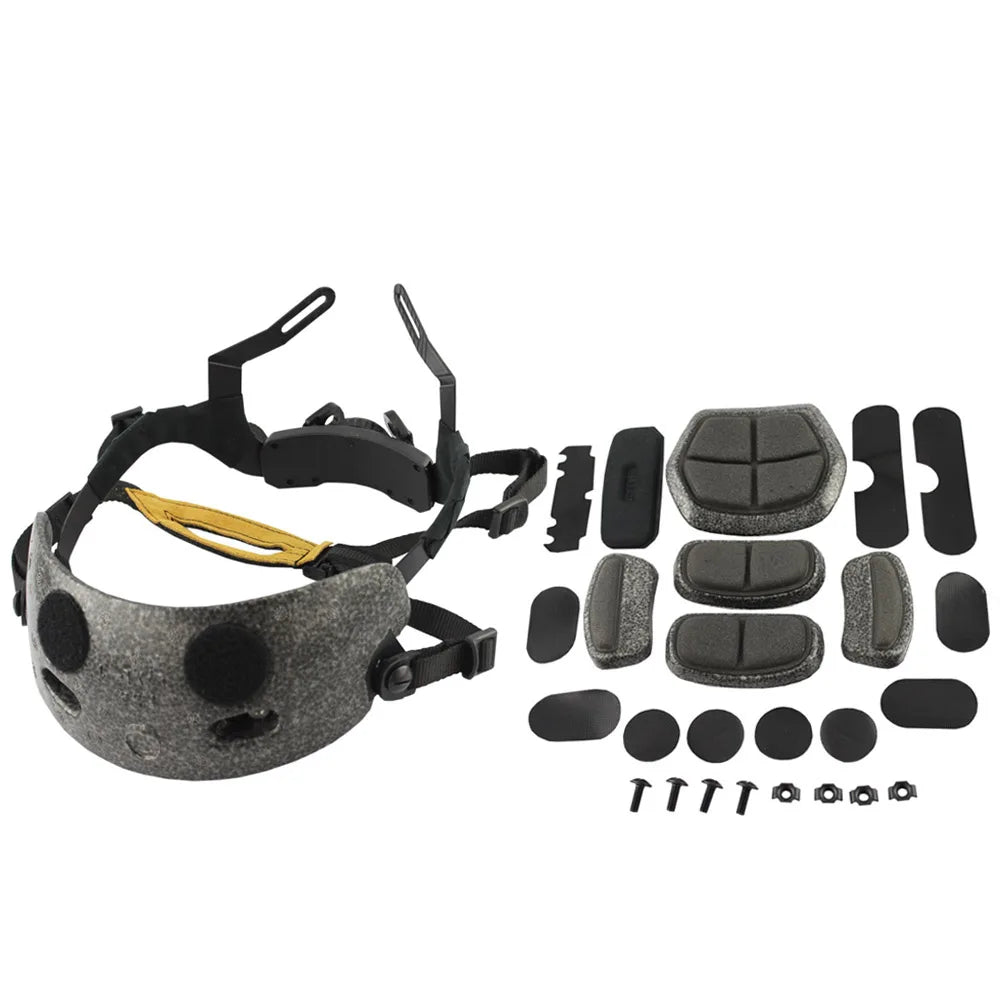 VULPO ACH Occ-Dial Liner Kit Adjustable Helmet System Full Set Helmet Inner Suspension System Strap FAST MICH Helmet Accessories
