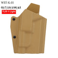Hunting Right Kydex Gun Holster CS Airsoft Waist Pistol Handgun Pouch for Shooting Training Right Hand Drop Leg Holster