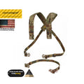 EMERSONG D3CRM Tactical Chest Rig X-Harness Kit with Back Chest Strap - Functional Paintball Combat Army Harness