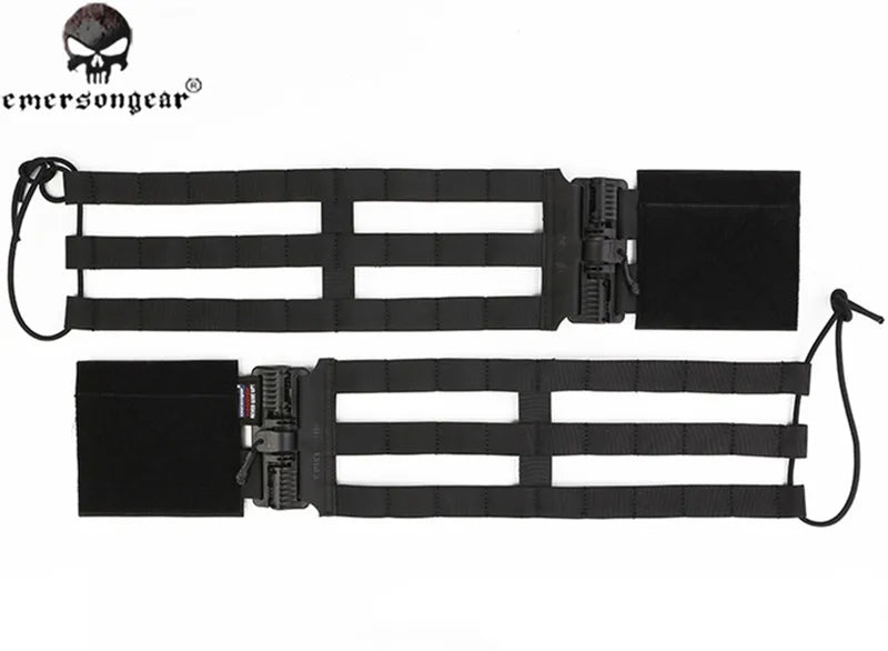 EMERSONGEAR Universal Tactical Vest MOLLE System with Quick Release Buckle Set Mesh Cummerbund for JPC 419 420 Vest