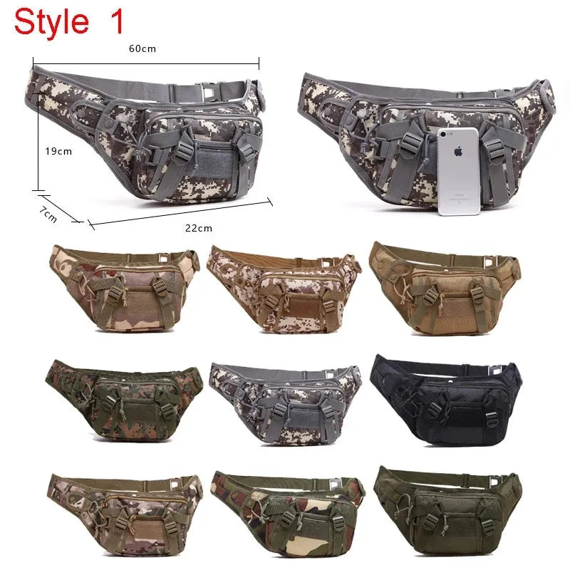 Gun Holster Bag Waist  Tactical Camping Shoulder Sling Gun Concealed Pistol Pouch Fishing Riding Bike Hunting Bag