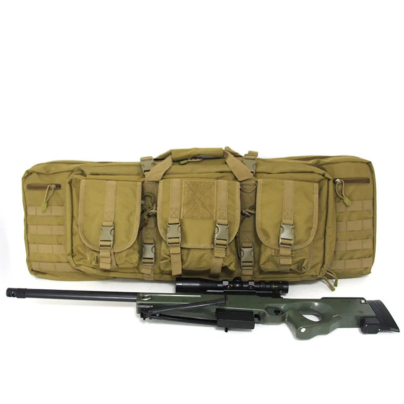 Tactical 36'' 90cm Double Rifle Bag Case for M4 Ak47 AR 15 Carbine Backpack Shooting Shotgun  Bag Hunting Accessories