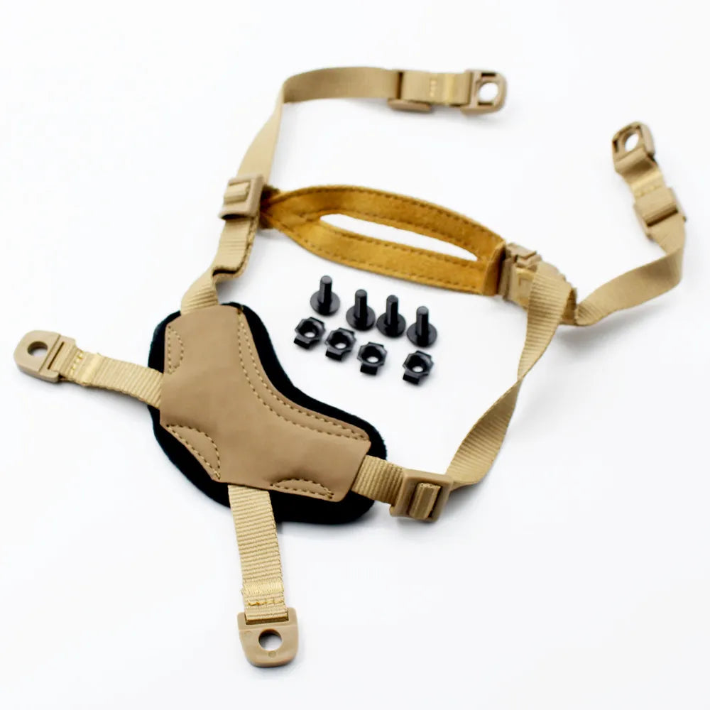General Suspension X-Nape Adjustable Strap Helmet, Tactical Helmet Accessory for Hunting, Shooting, Climbing, Paintball