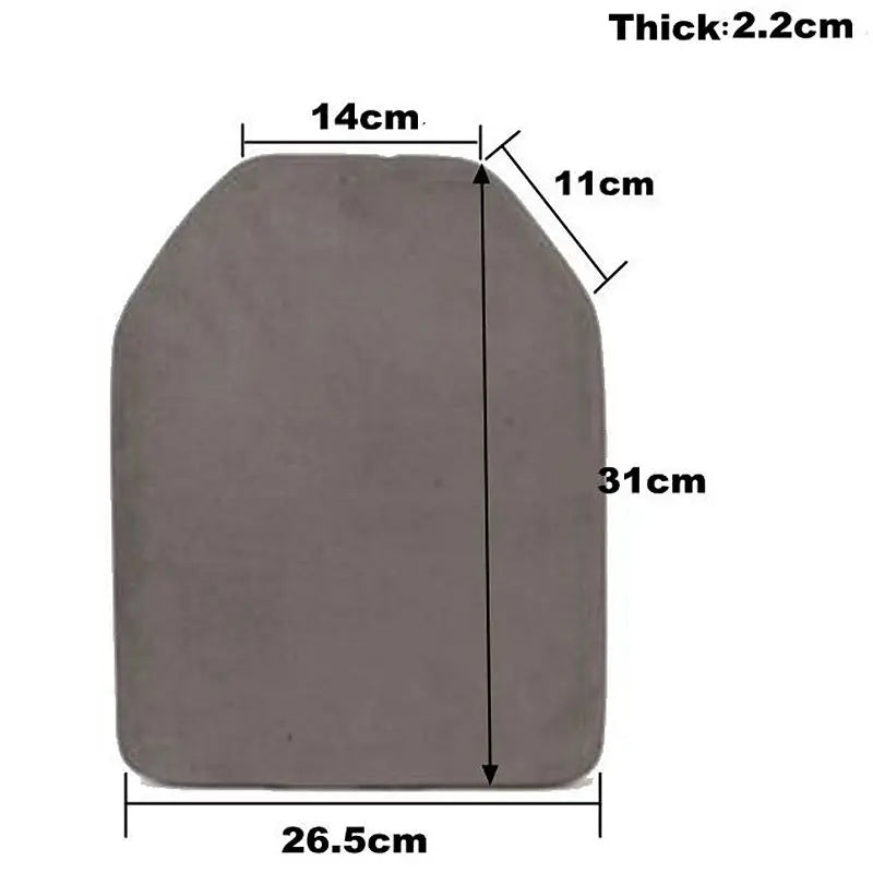 EVA Dummy Plate Set Hunting Accessory for Vest Plate Carrier Combat Gear Black Armor Vest Airsoft Gear 2 PCS