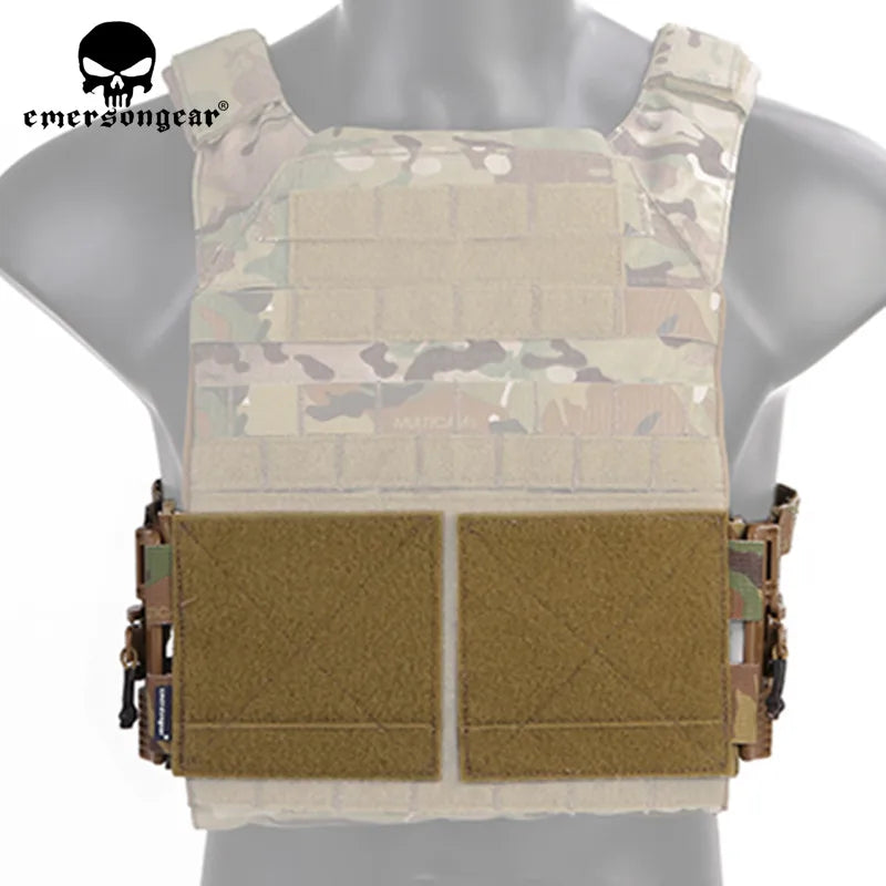 EMERSONGEAR Universal Tactical Vest MOLLE System with Quick Release Buckle Set Mesh Cummerbund for JPC 419 420 Vest