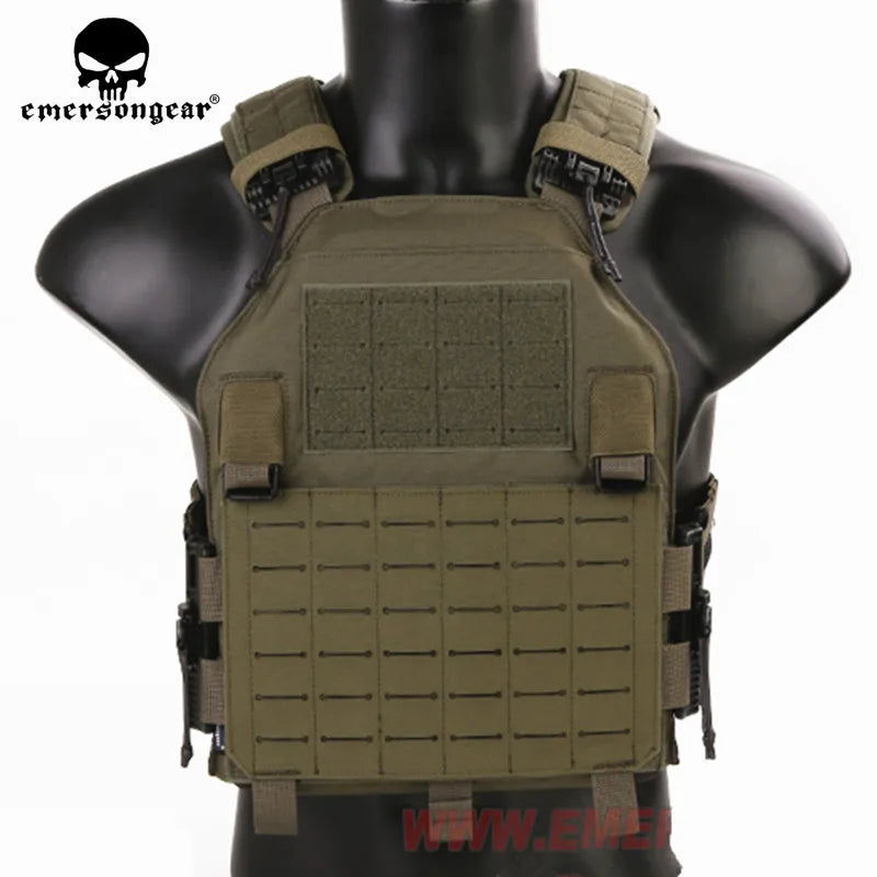 Emersongear Tactical Laser-Cut Quick Release 420 PLate Carrier Vest Light-Weight MOLLE LCS Special Plate Carrier Hunting Vest
