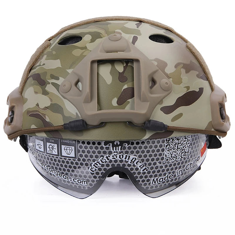 Emersongear Tactical FAST Helmet Protective Goggle PJ Type Airsoft Outdoor Combat Shooting Hunting Combat Gear