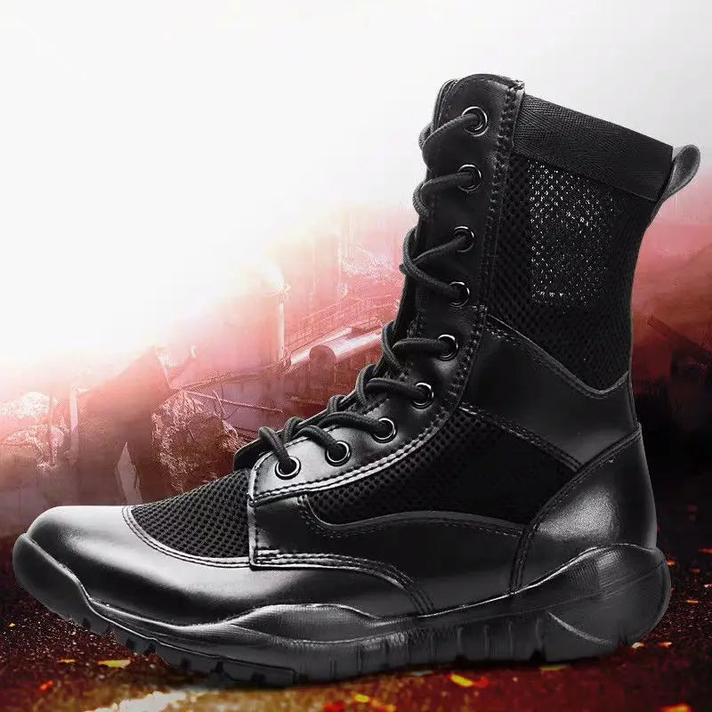 2026 New Summer Outdoor Ultra-Light High-Top Men's Special Forces Net Boots