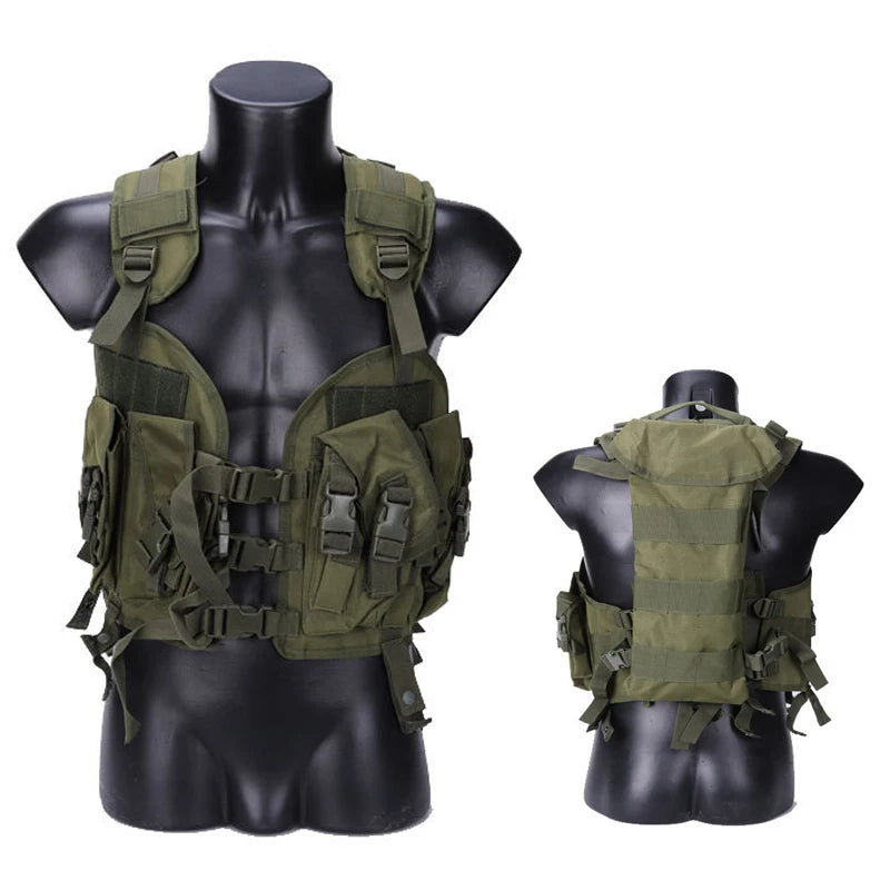 Tactical Equipment Armor Vest Tactical Hunting Airsoft Camouflage Vest with Water Bag Sport Vest