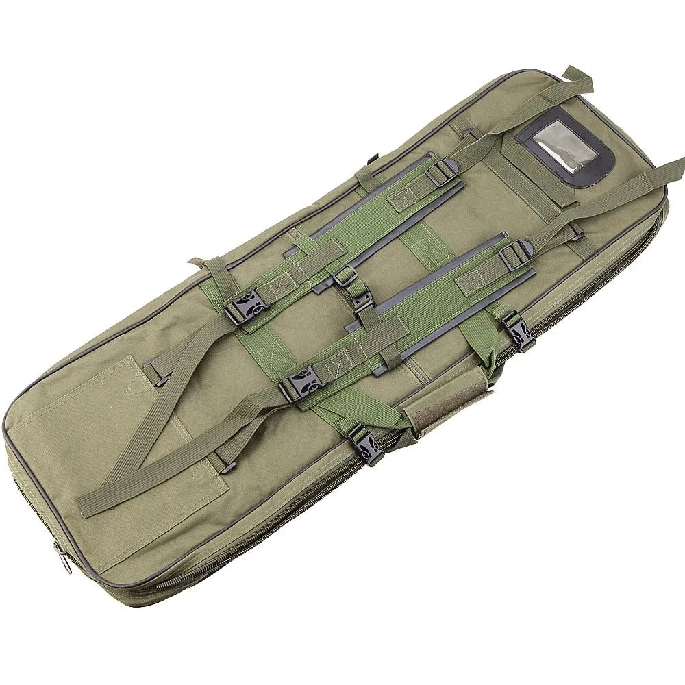 80/95/115cm Tactical Double Gun Case, Rifle Case, Padded Rifle Storage Backpack Integrated Pistol and Magazine Storage