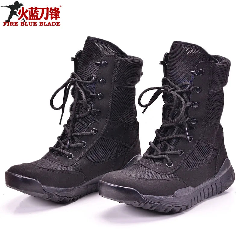 2025 New Blade Summer Mesh Breathable 07 Ultra-Light Men's Hight-Top Forces Boots
