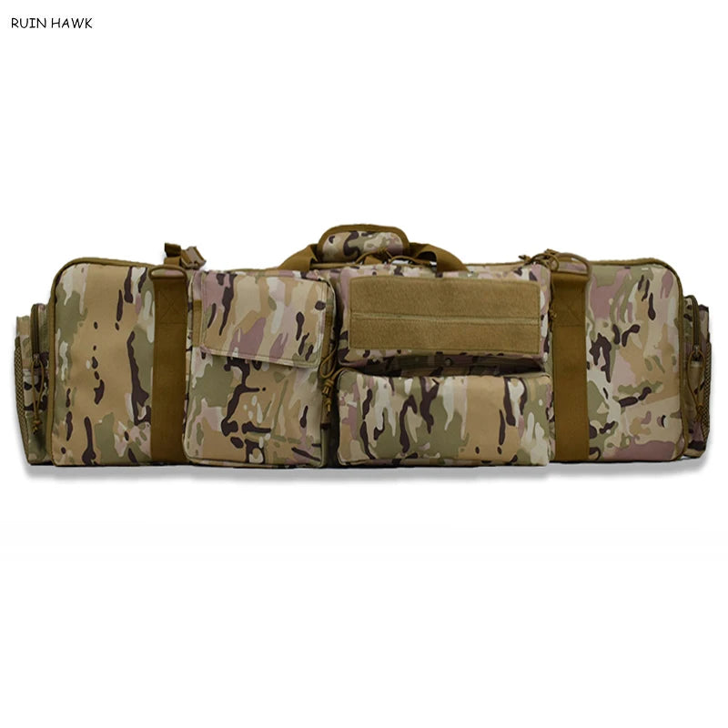 1000D Nylon Tactical Gun Bag Large Outdoor Shoulder Bag for Hunting Heavy Shooting Long Gun Storage Bag