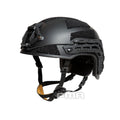 Tactical Caiman Ballistic Helmet with Cuttlefish Wilcox L4, Aviation Aluminum CNC Core Frame, NVG Shroud Rail, Space Hunting