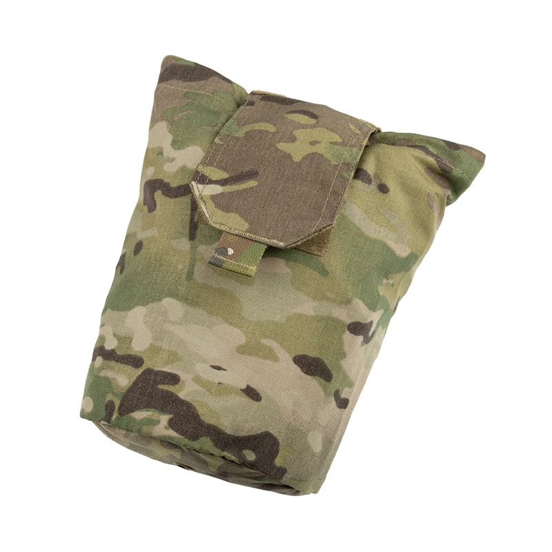 Tactical Pouch Airsoft Molle Drop Dump Pouch Outdoor Hunting Storage Recycling Foldable Magazine Bag Multicam