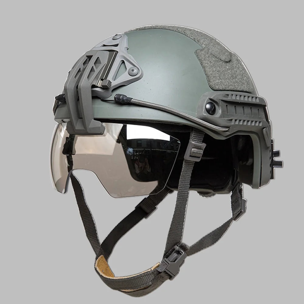VULPO New Tactical Helmet Goggles Windproof Anti Fog Airsoft Paintball CS Wargame Goggles Helmet Accessories