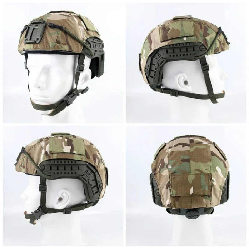 Outdoor tactical tor tactical helmet  / Green ruins MOX helmet cover