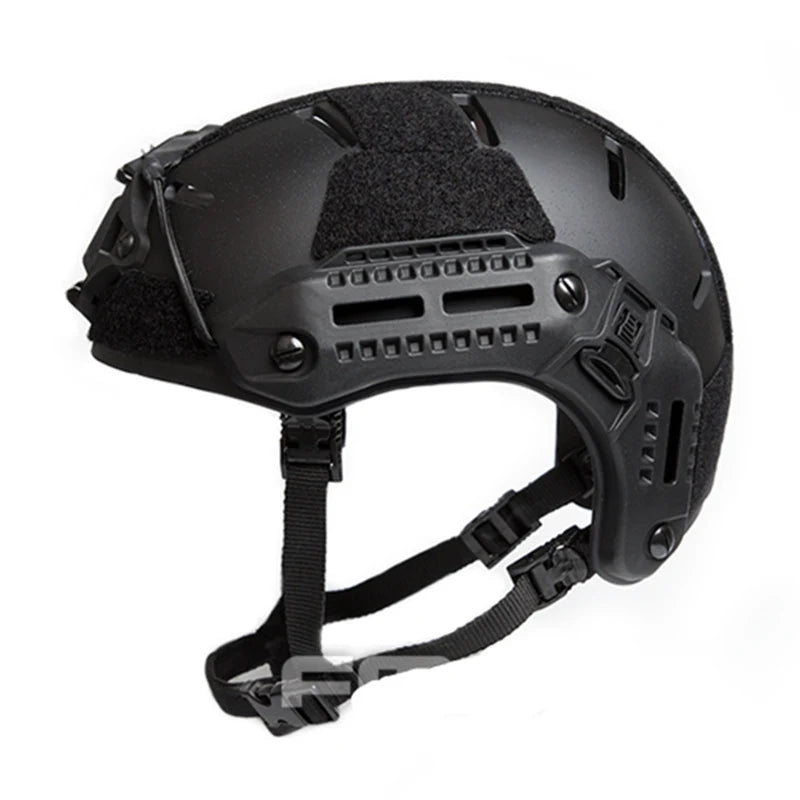 MT Helmet-V Tactical RG Combat Helmet, Air Frame Precision, Hunting, Black, FG Color