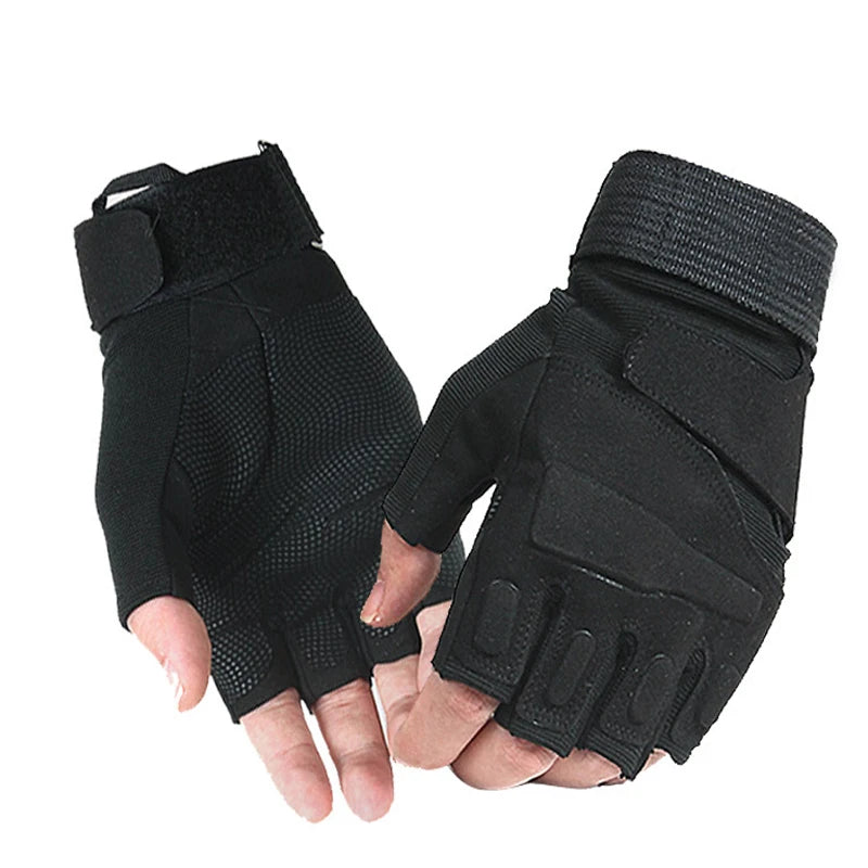 Airsoft Hunting Tactical Half Finger Gloves Combat Training Gloves Fishing Fitness Gym Sport Gloves