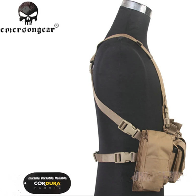 EmersonGear MF Style UW IV Chest Rig  500D Molle Tactical Vest with Multi-pockets for EDC Tools Flashlight Torch BBs Patches