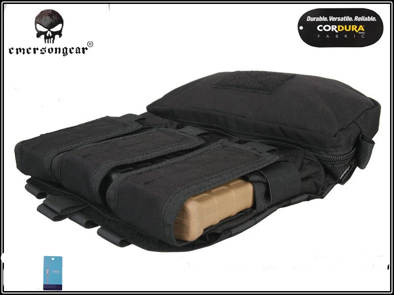 EmersonGear Assault Back Panel Tactical MOLLE Vest Ammo Carrier Pouch Set Panel FOR Hunting Vests