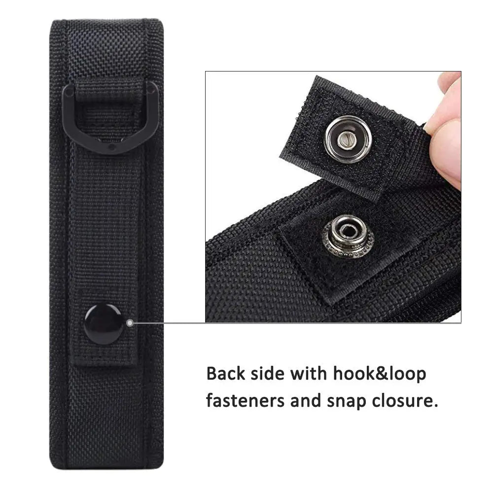 5"-8" Tactical Flashlight Case Belt Pouch XTAR T220 Fenix Flashlight Pouch Molle LED Torch Holder Flash Light Holster Waist Pack