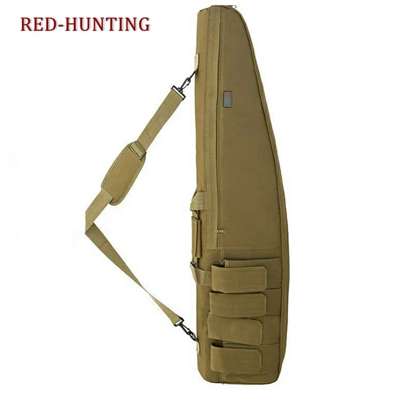 95cm Shoulder Bag Tactical Gun slip Bevel Carry Bag Rifle Case with AK Magazine pouch for Hunting