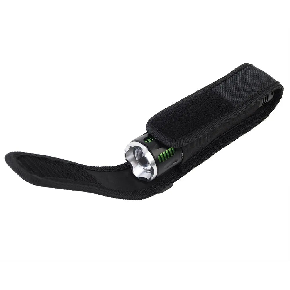 5"-8" Tactical Flashlight Case Belt Pouch XTAR T220 Fenix Flashlight Pouch Molle LED Torch Holder Flash Light Holster Waist Pack