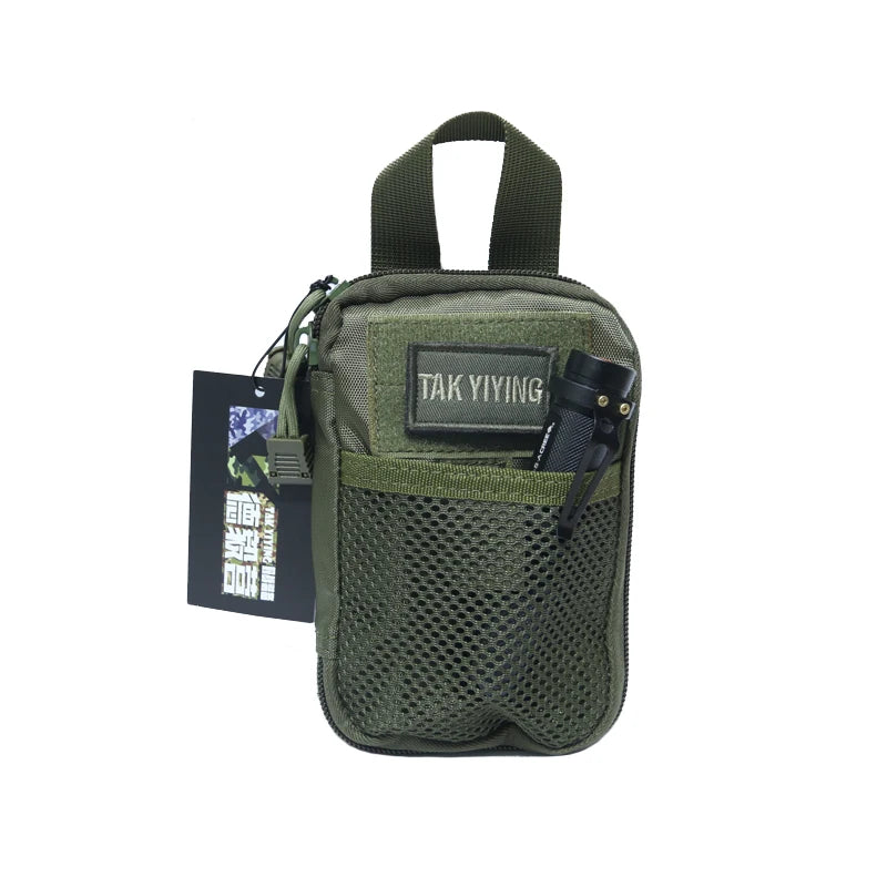 TAK YIYING Molle Hunting Medical First Aid Hunting Pouch Travel Pocket Organizer EDC Pouch Bag Nylon