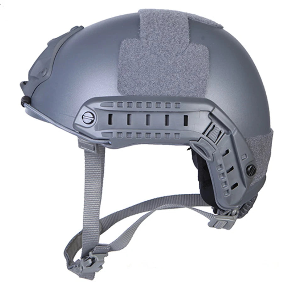 Wolf Gray Tactical Helmet Airsoft Sports Protective Accessory for Paintball Fast Jumping And Hunting