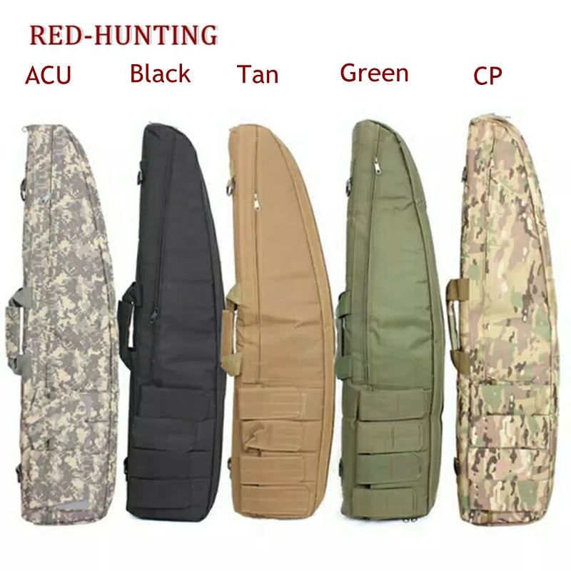 95cm Shoulder Bag Tactical Gun slip Bevel Carry Bag Rifle Case with AK Magazine pouch for Hunting