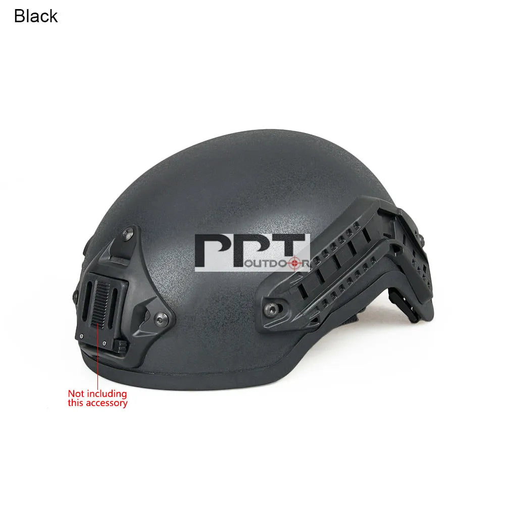 Tactical Airsoft Helmet With NVG Night Vision Mount And Side Rail Army Helmet For Outdoor Hunting Paintball Accessory PP9-0019