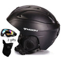 MOON Hot Sale Ski Helmet Integrally-molded Skiing Helmet For Adult and Kids Snow Helmet Safety Skateboard Ski Snowboard Helmet