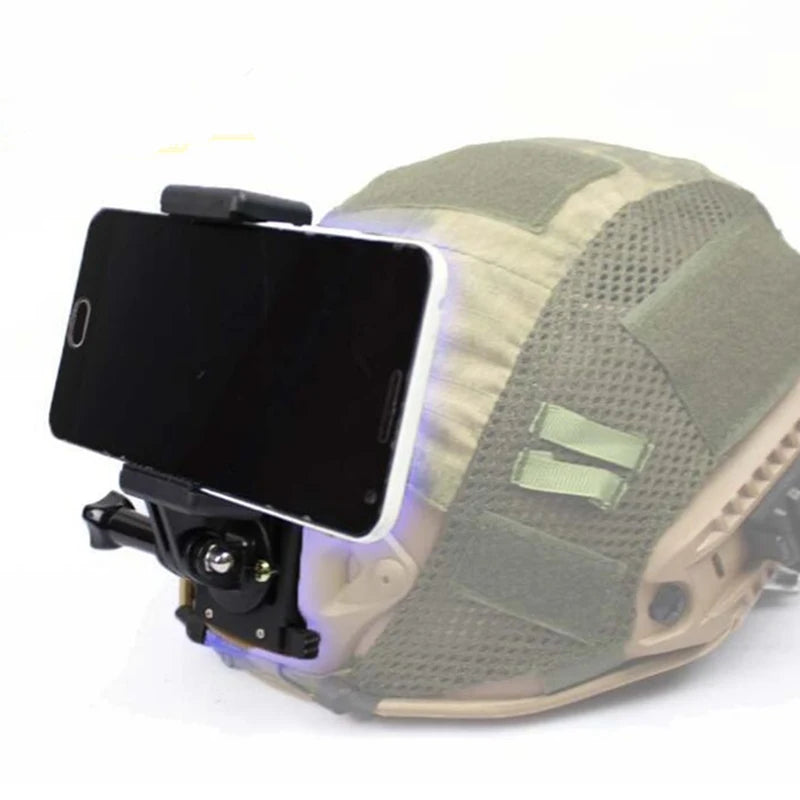 NVG Mount Base Connector Adapter, Tactical Helmet Accessories, Fixed Mount for Mobile Phone, Gopro Hero 1, 2, 3, 4 Camera