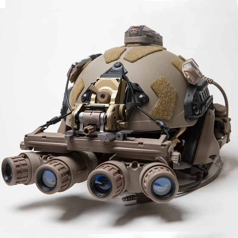 Airsoft Modular Bungee Shroud Helmet Accessories, NVG Mount Adapter, Compatible with L4G24 L4G19 Support