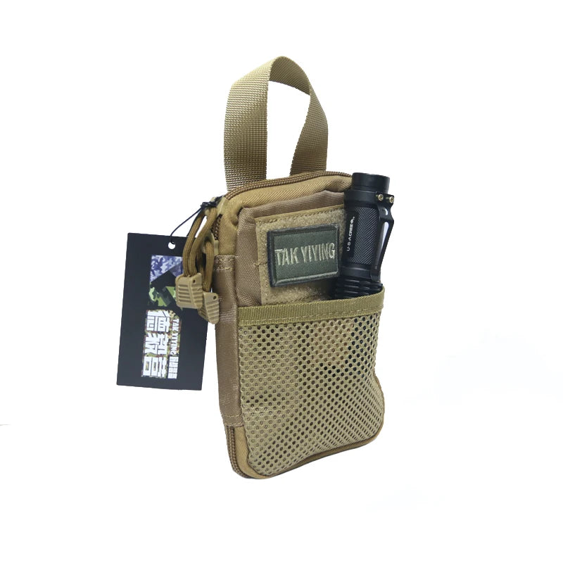 TAK YIYING Molle Hunting Medical First Aid Hunting Pouch Travel Pocket Organizer EDC Pouch Bag Nylon