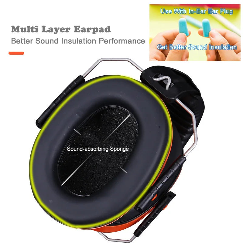 Work Safety Earmuffs Anti-Noise Portable Ear Protector For Work Study Sleeping Woodwork Shooting Ear Hearing Protection